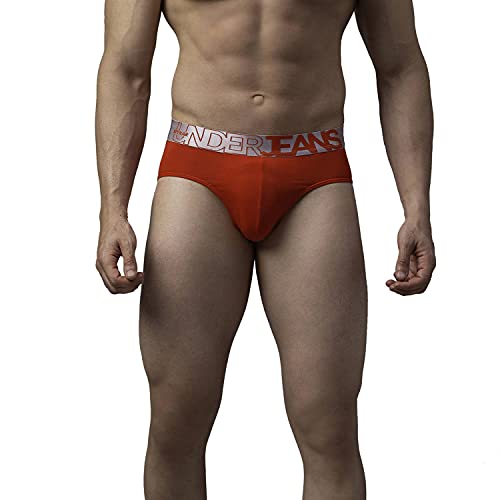 Image of Underjeans Men Cotton Blend Brief - Pack of 2