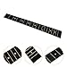 Guitar Neck Replacement Wood Guitar Fingerboard Folk Guitar Fretboard Unfinished Parts for DIY Electric Acoustic Guitar Accessory 38inch Black