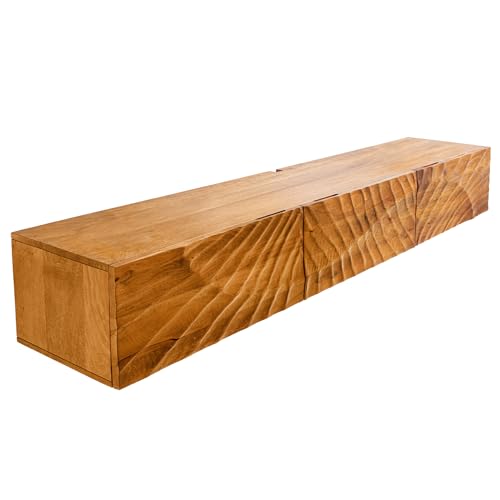 Riess Ambiente Massivholz TV-Bank Scorpion 160cm braun Mango Lowboard Hängeschrank