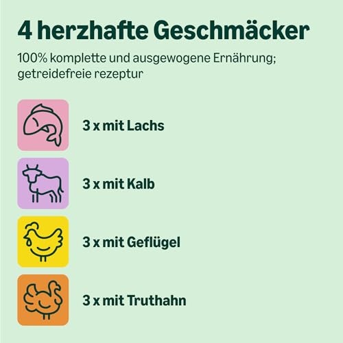 by Amazon Katzenfutter, nass, für junge Katzen, Gemischte Auswahl in Gelee, 1.2kg (12 beutel mit 100g) – Bild 3