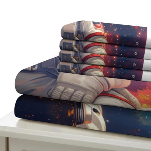Parure de lit astronaute 3 pièces : le cadeau d'anniversaire idéal garçon