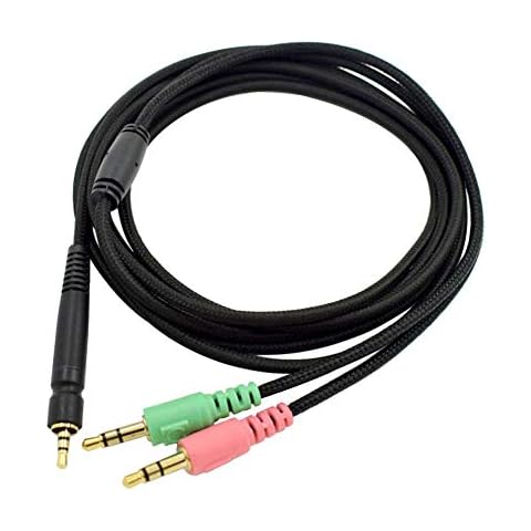 Henghx 2.0m Replacement Audio Cable for G4ME ONE/ZERO/PC373D/PC37X/GSP350/GSP500/GSP600 Gaming Headset(for PC Computer) Cover