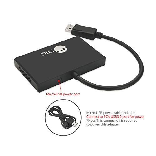 image for SIIG 4 Port DisplayPort to DisplayPort MST Hub 4K UHD - 1x4 DP to DP M