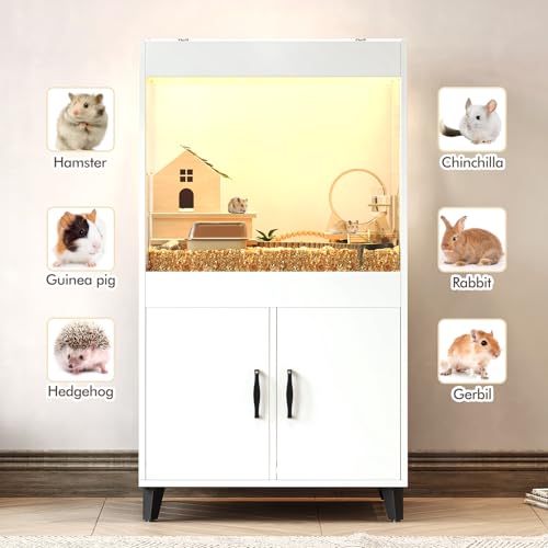 Tc-Homeny HAMSTER CAGE With Storage Cabinet, Hamster Cage thumb #4