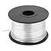 Steel Tying Wire, 110m 0.8mm Soft and Flexible Replacement Wire Rolls, Low Carbon Steel Material for Industrial Packaging and Bundling Applications