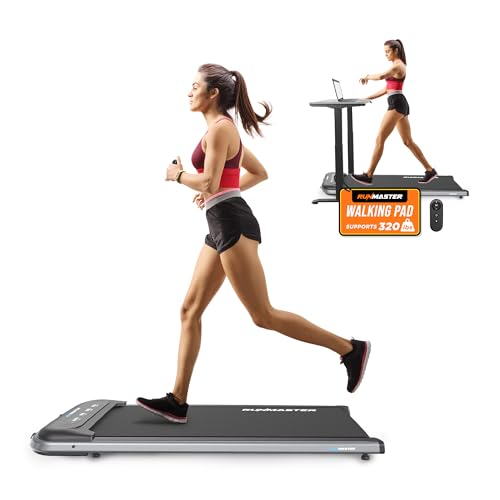 Runmaster-Under-Desk-Treadmill-Portable-Quiet-Efficient-320lb-Capacity-Bluetooth-Remote-Control-Transform-Your-HomeOffice-into-a-Fitness-Hub-Installation-Free-Space-Saving-Jogging-Machine
