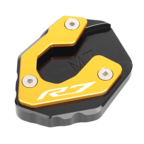 CXEPI Motorrad Seitenständer Vergrößern Fuß-Verbreiterung Ständer Platte Pad für Ya&ma&ha YZFR7 YZF-R7 2021-2025