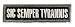 Tactical "Sic Semper Tyrannis" Subdued Patch - Black
