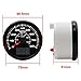 Geloo 85MM GPS Speedometer Gauge Boat MPH Speedometer Waterproof 0-80MPH 0-120KM/H Marine Speedometer Odometer LCD Indicators with 7 Backlight fit Car Truck Motorcycle Speedometer GPS Gauge Auto 9-32V