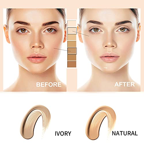 Weispo 2Pcs Skin Tone Adjusting Cc Cream Spf 50, 2022 New Cosmetics Cc Cream, Pre-Makeup Primer Moisturizing Skin Concealer Brightening Skin Tone(Natural Color) #TOP5