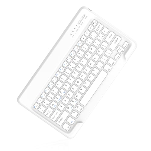 IVEOPPE Clavier Bluetooth sans Fil, Tablette Compatible avec Android/Samsung/Huawei/Xiaomi/Lenovo, Clavier Bluetooth sans Fil Ultra-Fin pour iPad, iPad Pro,...