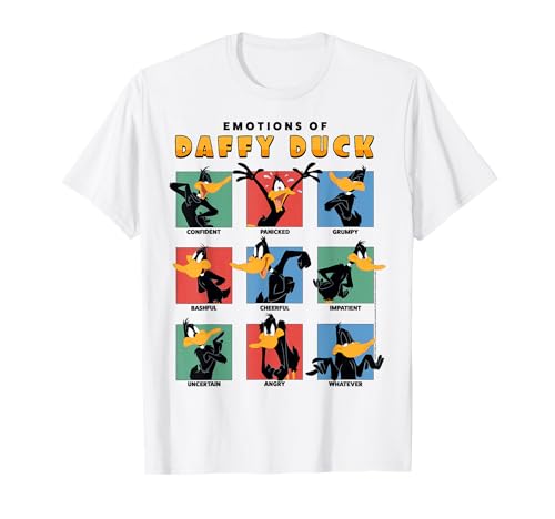 Looney Tunes Emotions Of Daffy Duck T-Shirt