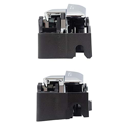 Autoandart Brock Replacement 4 Pc Set Inside Front & Rear Chrome Door Handle Replacement For 2006-2012 Fusion Mkz #TOP6