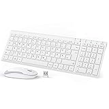 Schlank und raffiniert: Das prächtige Aluminium und das hochwertige ABS werden mit jedem Laptop gut aussehen! Diese stromlinienförmige Tastatur ist dünn, leicht und ultra-portabel. Werfen Sie es in Ihre Tasche, damit Sie jederzeit und überall arbeiten können. Sie werden 99 voll funktionsfähige Tasten genießen, einschließlich herkömmlicher Zifferntasten für müheloses Tippen.