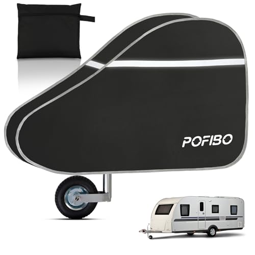 POFIBO Deichselabdeckung Wohnwagen - Neu Verbessertes 600D Oxford...