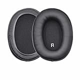 MuSheng Kompatibel mit Iron Triangle ATH SR9 DSR9BT Head Mounted Bluetooth Headset Sleeve Sponge Earmuffs Aux Kabel Für Auto (Black, One Size)