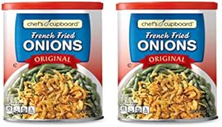Chef's Cupboard French Fried Onions Toppings for Salads, Burgers, Casser...