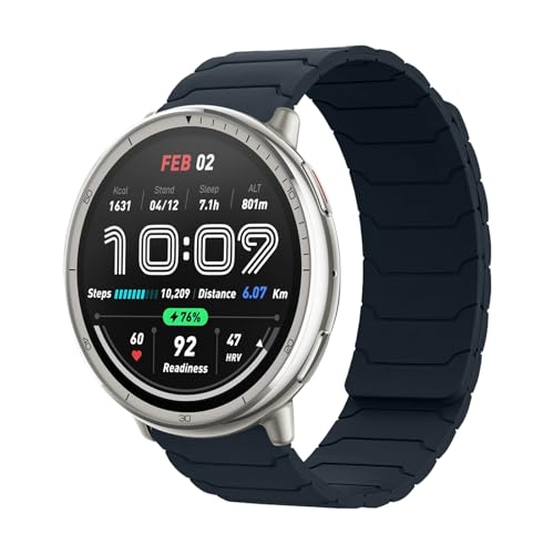 [Hinnwer] 20mm �o���h Amazfit Active 3 Premium/T-Rex 3 Pro 44mm/ Active 2/2 Square/Active �p ���C�V���R�� ���v�x���g �X�}�[�g�E�H�b�` �o���h 20mm �X�|�[�c �h�� 