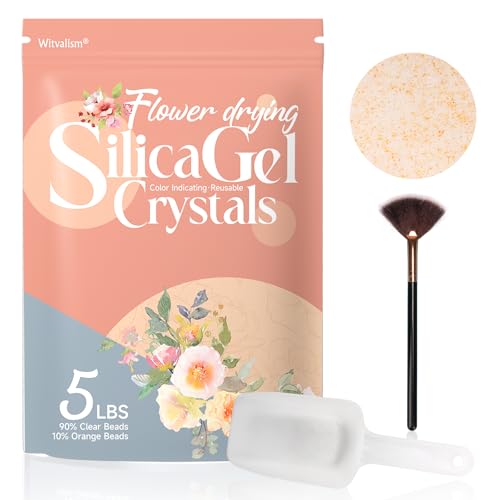 Silica Gel Flower Drying Crystals, 5LBS Flower Drying & Preservat...