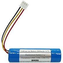 2600mAh 3.7V Replacement Battery for Theradom e LH40, LH80, LH80 Pro, INR18650-1S1P