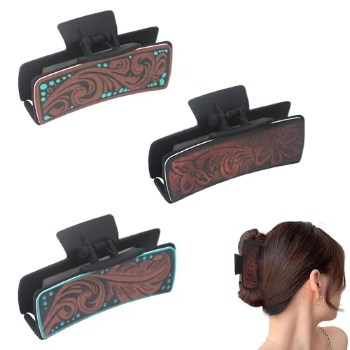 Pinzas para el pelo grandes contra moños flojos, sujeción fuerte para mujeres de cabello grueso