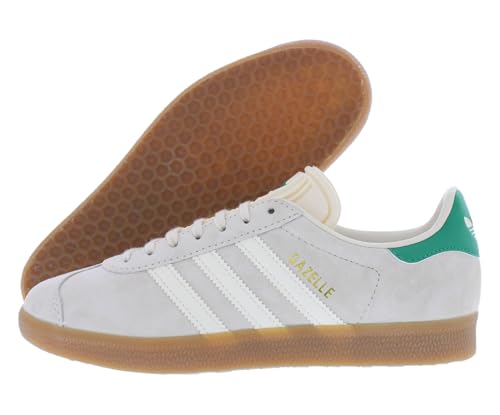 Image of adidas Gazelle Womens Shoes Size 10, Color: Taupe /White