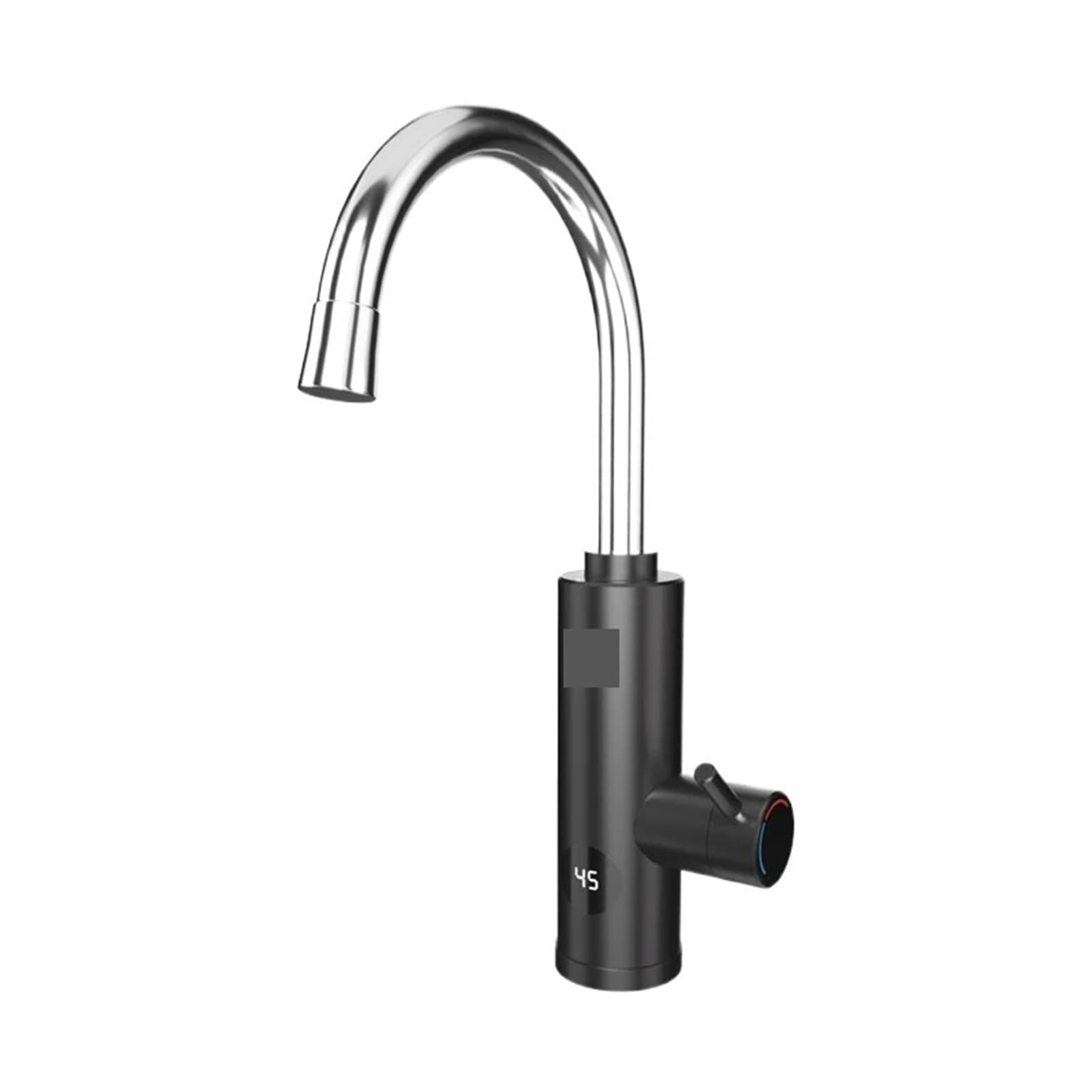 Calentador de agua eléctrico 3400 W, grifo cocina sin tanque, calentador instantáneo, mezclador flujo continuo con pantalla digital, Aparato de flujo
