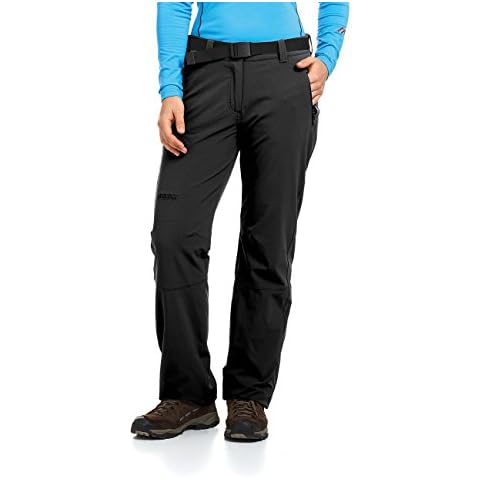 Maier Sports Pantalones de Senderismo para Mujer con Forro Rechenberg Cover
