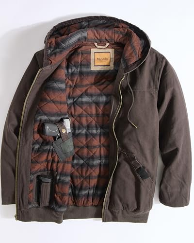 Image of Venado Men's Concealed Carry Work Force Jacket - Interior Pockets for All Sized Handgun