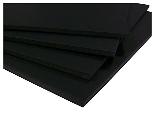 Westfoam Schaumstoffplatten 3 mm 20 X 30 Foamboard - Schwarz (25 Stück Blatt) Cover