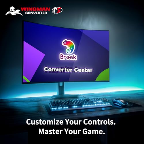 Image of Brook Wingman P5 - PS5 PS4 PC Controller Converter with Wireless and Wired Support Vibration Six-Axis Motion Turbo Macro Remap via Converter Center Software (Exclusive Version)