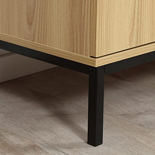 Buffet cuisine 120 cm 3 tiroirs étagères réglables HOMCOM