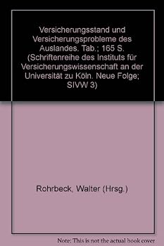 Paperback Versicherungsstand Und Versicherungsprobleme Des Auslandes [German] Book