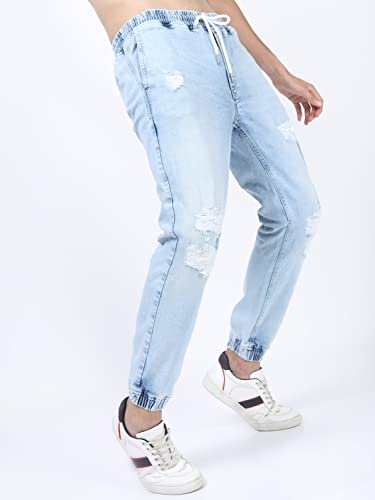 Image of Ketch Men's Stretch Fit Mid Rise Jogger Mid-Rise Jeans (Stretchable)