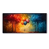 2.【XXL TAPIS DE SOURIS GAMER】: 800x400x3mm, portable, ultra-mince et facile à transporter en déplacement avec seulement 3mm d'épaisseur pour un gain de place.