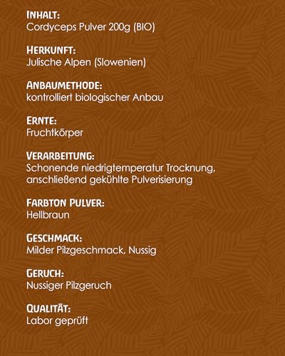Cordyceps Tausendkraut für mehr Lebensqualität – Bio Produkt