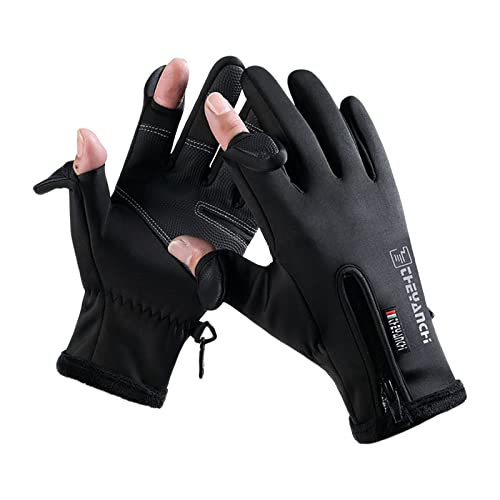Luvas quentes de inverno com tela sensível ao toque Luvas à prova de vento à prova de vento para cor