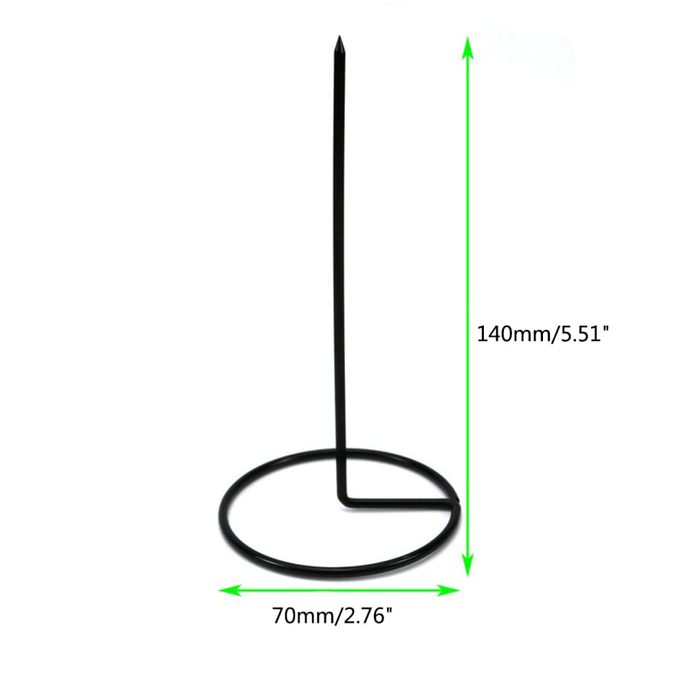 LLHDKF 4 Pcs 5.51 Inch Metal Receipt Holders Straight Rod Paper Holders Spike Stick Check Bill Forks for Restaurant