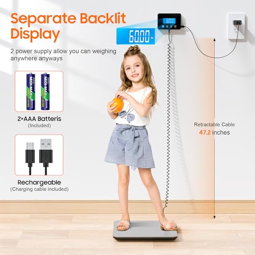 shipping scale 440 lb heavy duty postal scale for packages large mailing scale for postage industrial small business laundry warehouse stainless steel over load protection amp dual powe