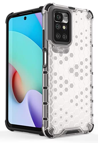 Image of Glasgow Back Case Cover Designed for Mi Redmi 10 Prime - Transparent