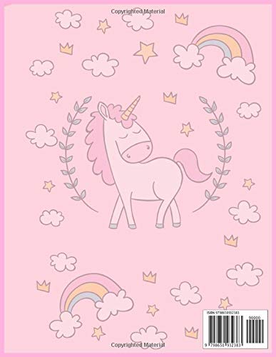 unicorn activity book for kids ages 4-8 a fun kid workbook: : funny coloring book +29 cute unicorn images and alphabets image 2