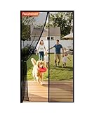 Flux Phenom Moustiquaire Fenetre Magnétique pour Porte –120x220cm Maille Résistante, Fermeture Magnétique Mains Libres, Installation Facile sans Perçage, Anti Insectes, Mosquito Net