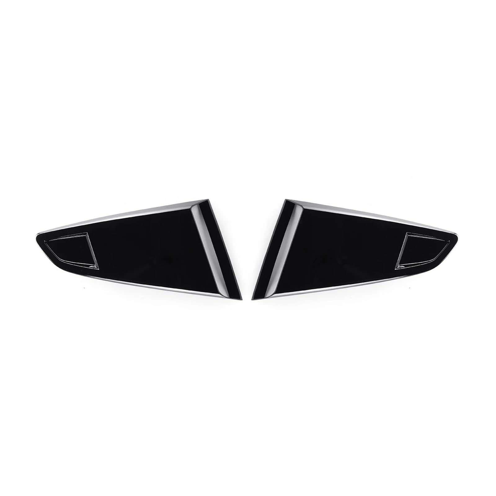 Pair Car Side Window Quarter Rear Louver Scoops Side Vent Scoop Cover Trim Compatible for Ford Mustang 2 Door 2015-2020 for Coupe Model