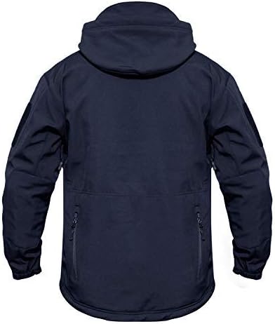 Miniatura 2 de MAGCOMSEN - Chaqueta táctica con capucha para hombre, impermeable, suave, abrigo de invierno