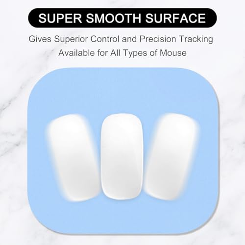 Tapis de souris imperméable 3mm bleu pour ordinateur de bureau - 2