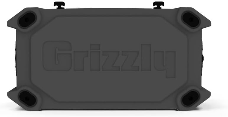 Grizzly 60 Cooler | 60 qt Ice Chest Durable Rotomolded Insulated | Made in USA | Warranty for Life | For Beach Boat Camping Fishing Hunting | G60