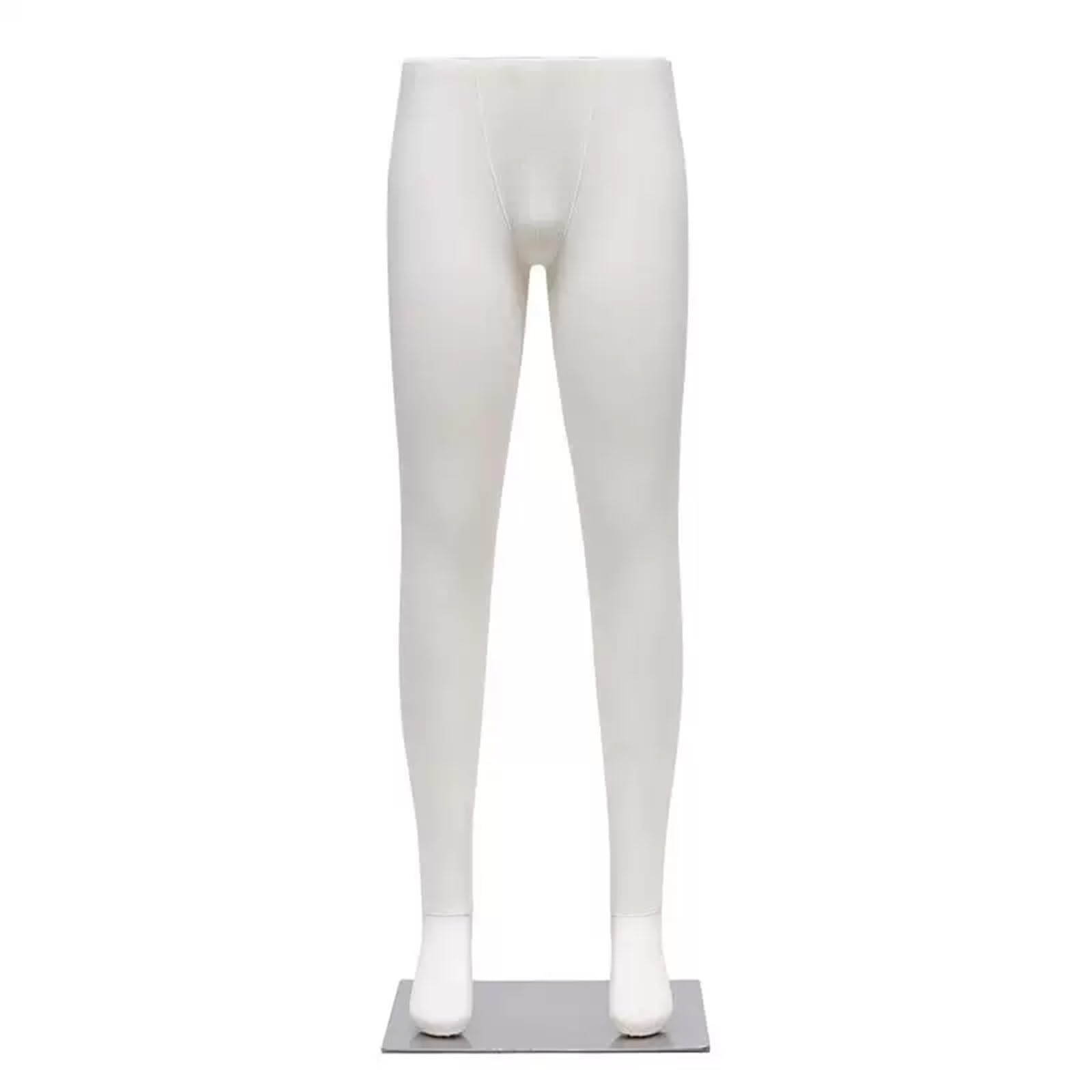 Maniquí De Cuerpo Inferior, Forma De Piernas con Base Metálica, Exhibidor para Pantalones, Leggings, Shorts
