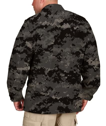 image for Propper Men's Uniform BDU Camouflage 4 Pocket Coat, Subdued Urban Digi