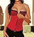 Shirley of Hollywood Women's Satin and Spandex Corset Top 25953 36 White