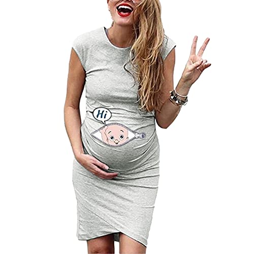 AmShibel Robe de maternité décontractée Cover
